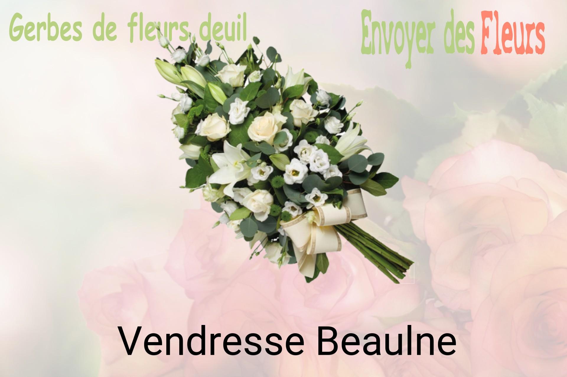 Gerbe de fleurs de deuil livrée à Vendresse-Beaulne